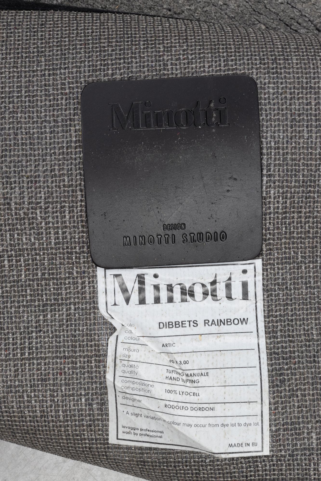 Carpet, 'Dippets rainbow', tufted, Minotti, Italy, ca 300 x 190 cm.
