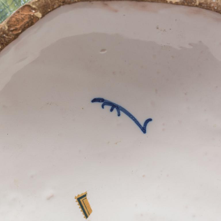 VASER, ett par, Delft 1800-tal, fajans.