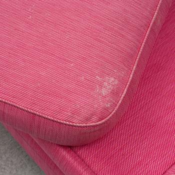 Josef Frank, fåtölj med fotpall, modell 336, Firma Svenskt Tenn.