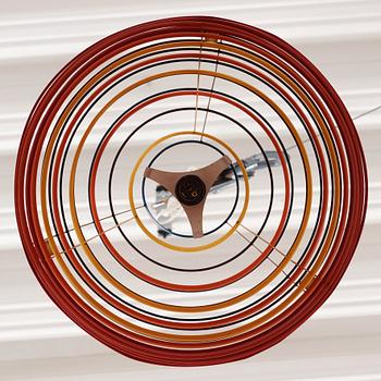 Wilhelm Vest, "Dynamic", a ceiling lamp, Vest Leuchten, Austria, 1960s.