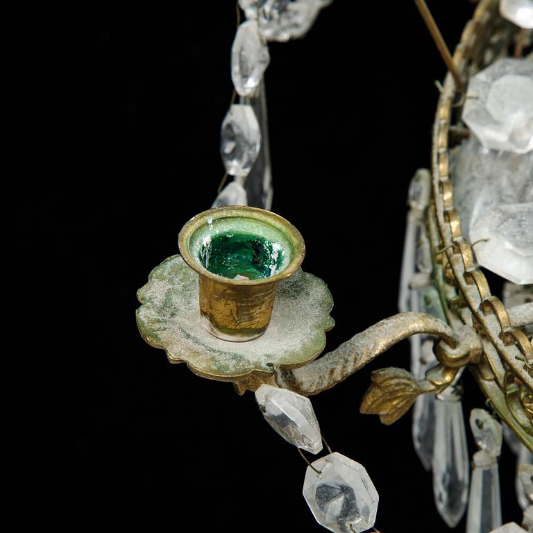 A Gustavian style chandelier, 20th Century.