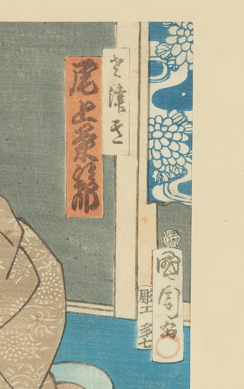 Toyohara Kunichika, actors.