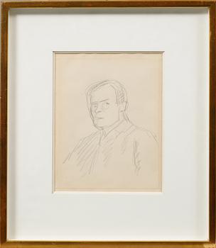 Carl Kylberg · CARL KYLBERG, teckning, blyerts, monogramsignerad i relief.