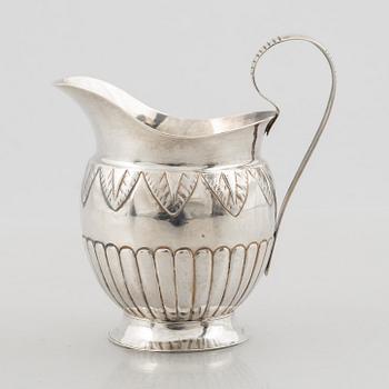 A Swedish silver cream jug, mark of Johan Erik Åhlén, Sala 1842.