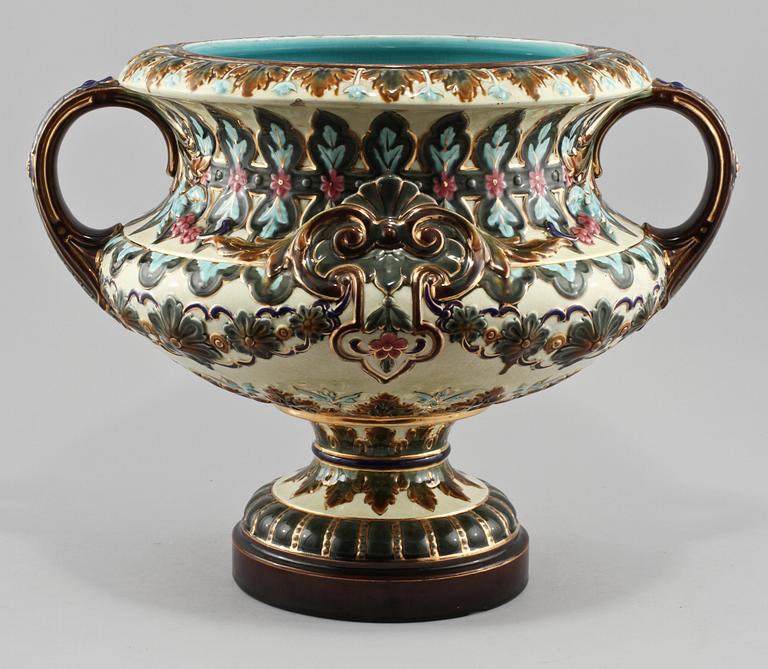 HÄNKELURNA, majolika, Rörstrand, omkring år 1900.