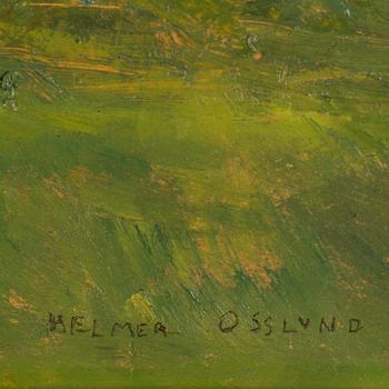 Helmer Osslund, "I stadens utkant, Siena" (On the outskirts of town, Siena, scene from Italy).