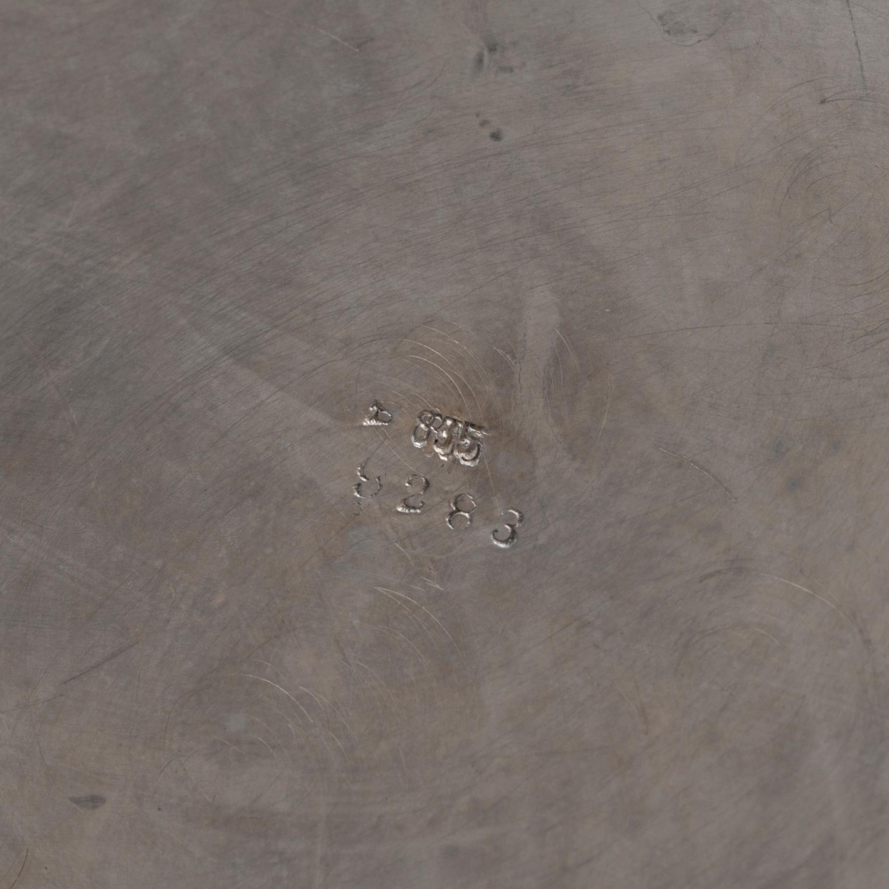 KAFFESERVIS, 3 delar, silver, troligen Tyskland. Vikt 1100 g.