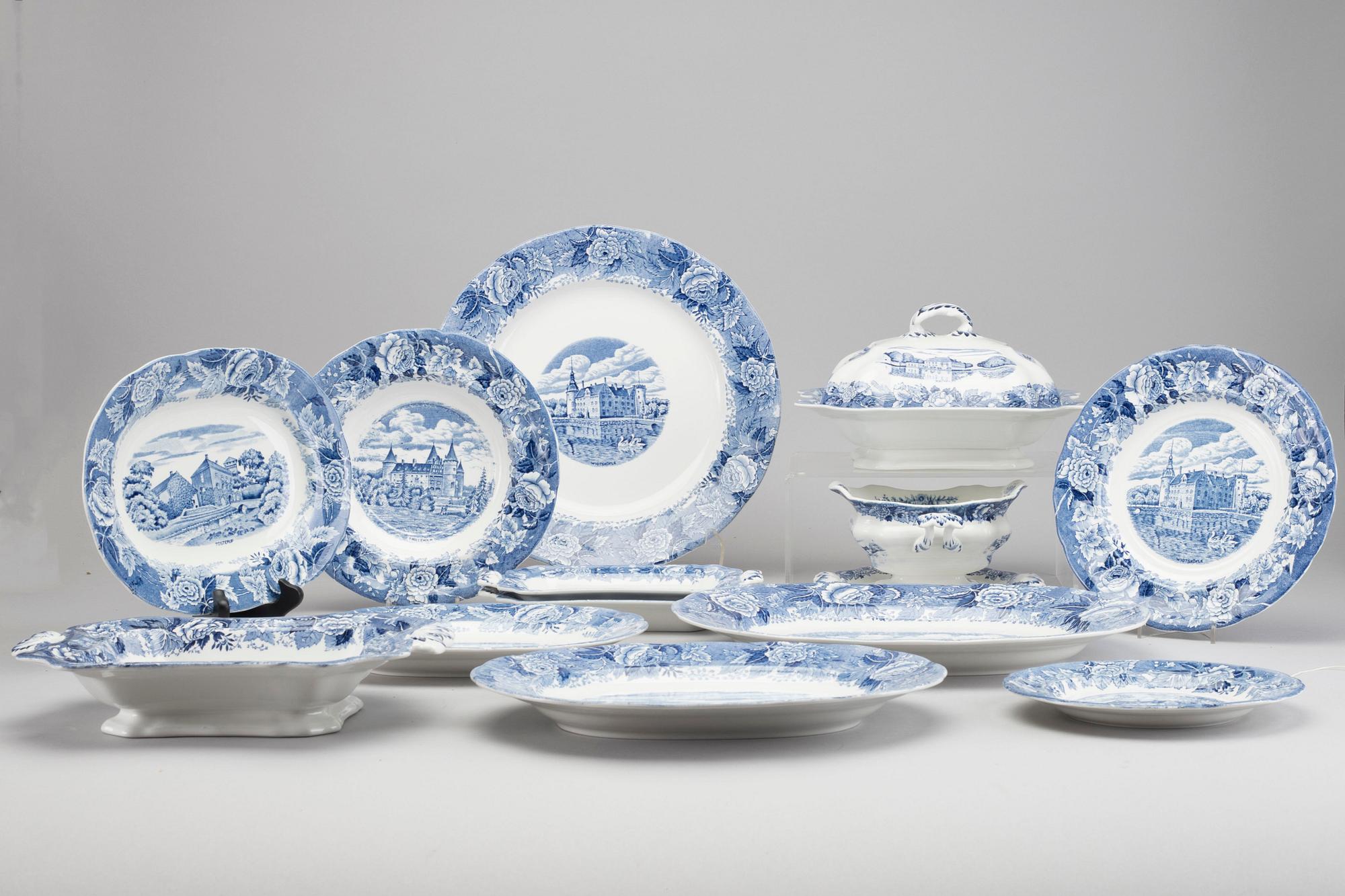 Dinnerware, Rörstrand, "Skånska slott".