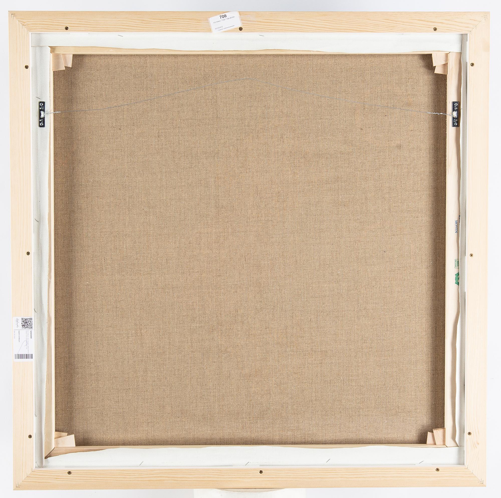 KG Nilson, oil on canvas, signed Kg Nilson and dated 2016.