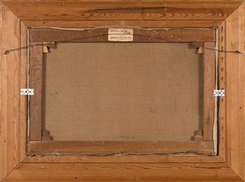 Alfred Bergström, öljy kankaalle, signeerattu.