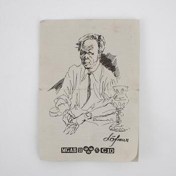 Eric Löfman,  a silver bonbonnière, mark of MGAB, Uppsala 1983. No. 7 out of 10.