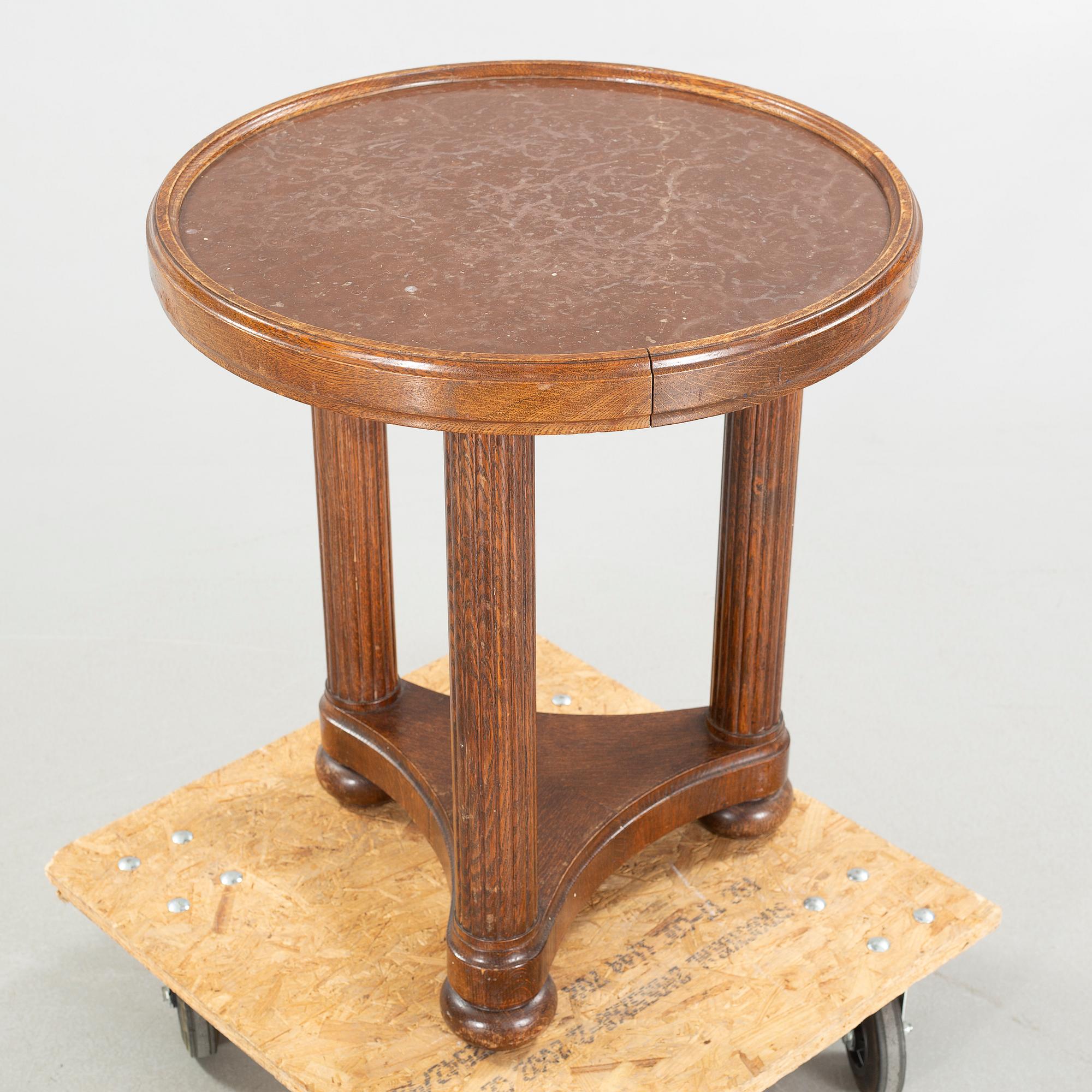 A smoking table from Nordiska Kompaniet, early 20th century.