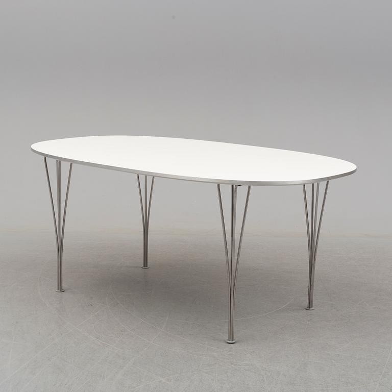 BRUNO MATHSSON & PIET HEIN, a 'Superellips' dining table from Fritz Hansen, Denmark, 2013.