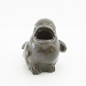 Just Andersen, skulptur/vas Fågel.