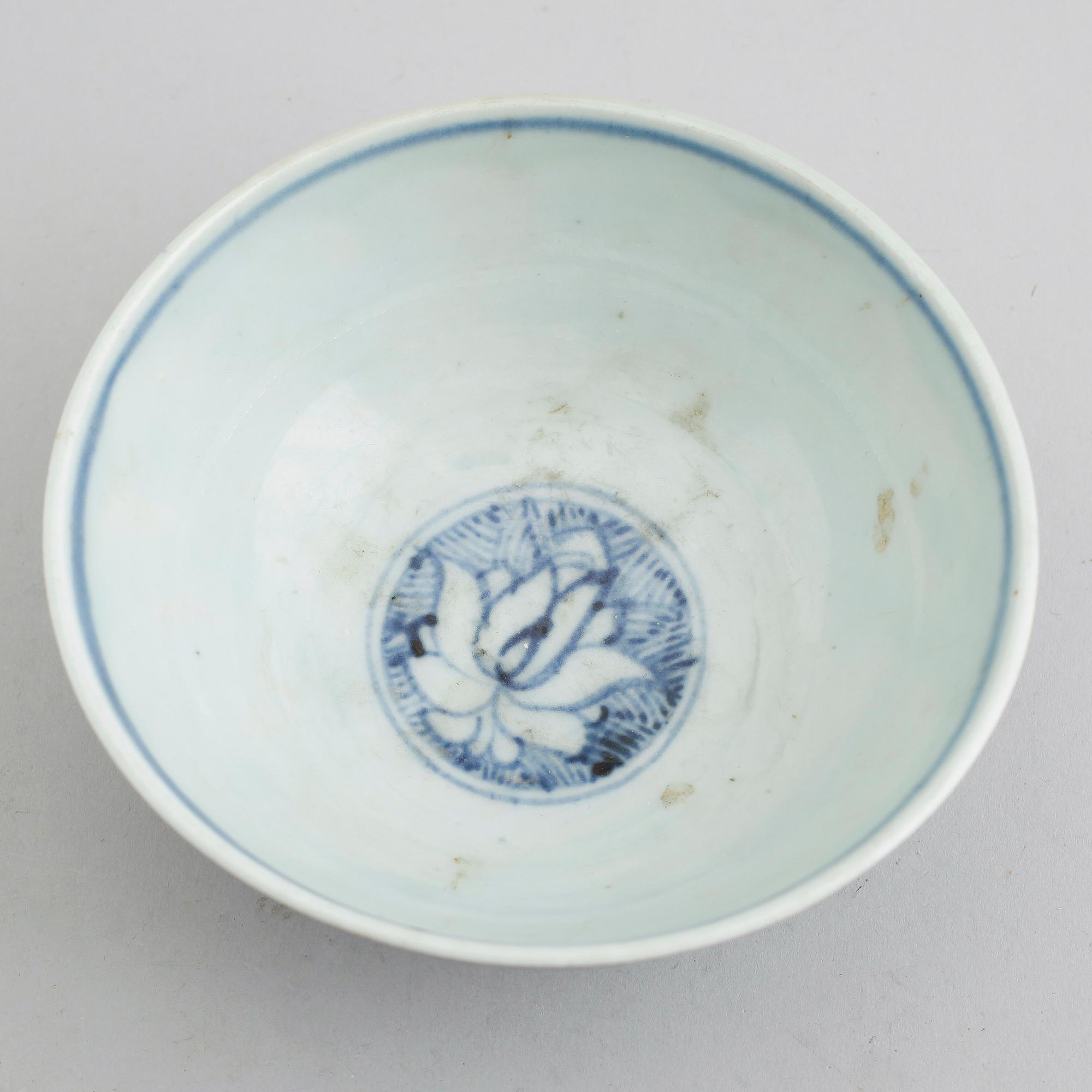 SKÅL, porslin, Sydkina, Ming,