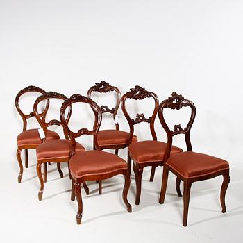 STOLAR, 3+3 , nyrokoko, 1800-talets andra hälft.