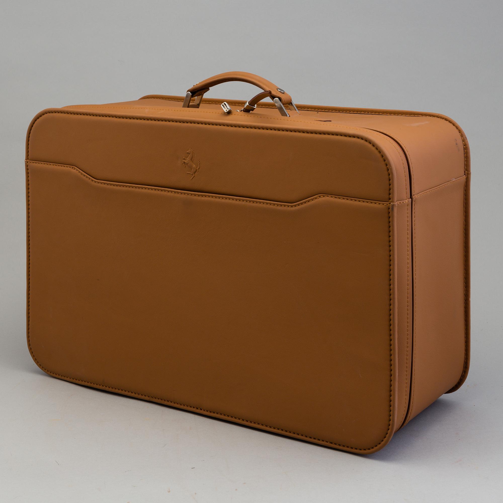 A 2000s Ferrari suitcase.