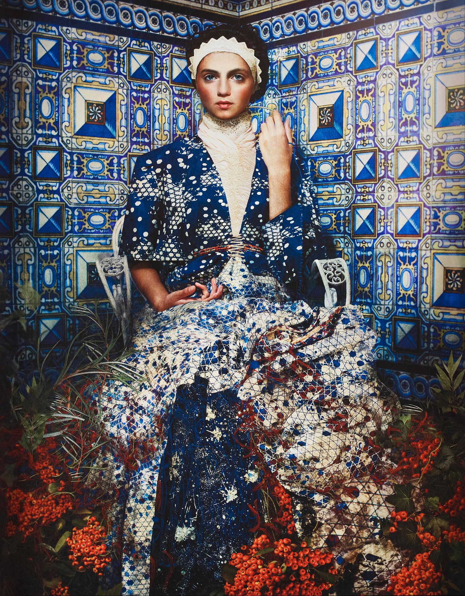 Cooper & Gorfer, "Marilina in a Tiled Room", 2014.