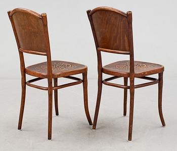 STOLAR, ett par, Thonet, 1800-talets andra hälft.