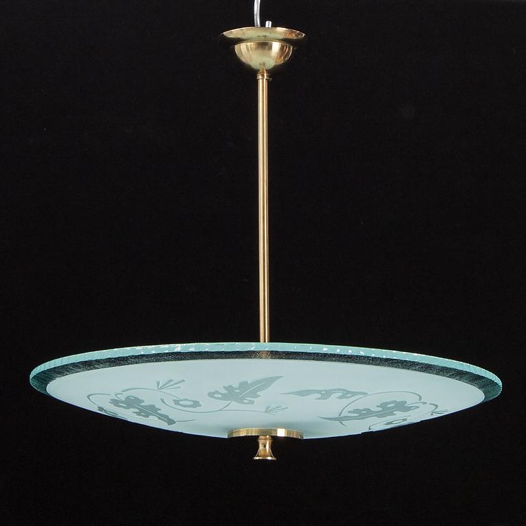 A 1940s ceiling light.