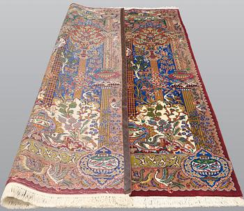 A carpet, Kashmar, 302 x 201 cm.