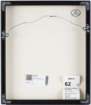 Bruno Knutman, mixed media/collage, signed and dated -88.