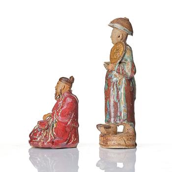 A group of seven Chinese sculptures, early 20th Century.