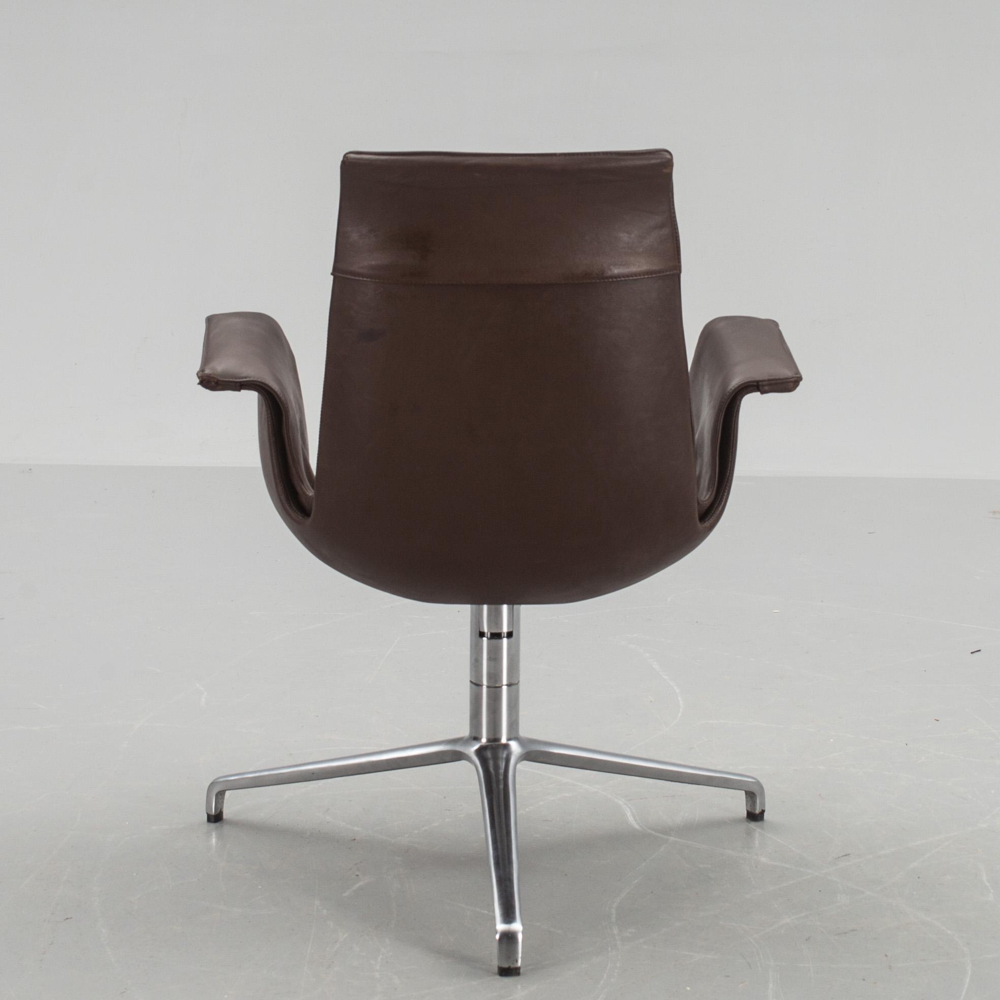 FÅTÖLJ/KARMSTOL, "Tulip", Preben Fabricius & Jørgen Kastholm, Kill International, Tyskland. 1960/70-tal.