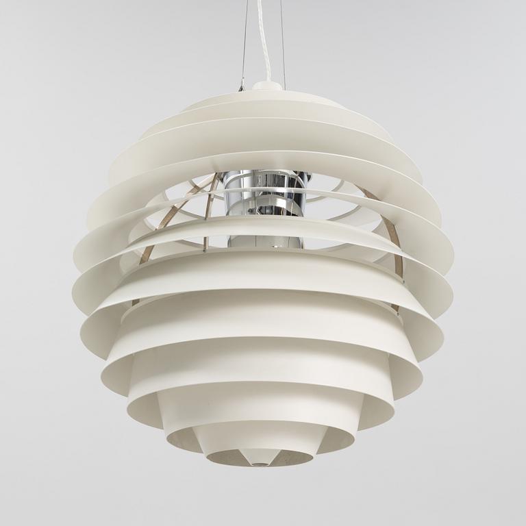 Poul Henningsen, a 'PH Globe/Louvre' ceiling lamp, Louis Poulsen, Denmark, 1985.