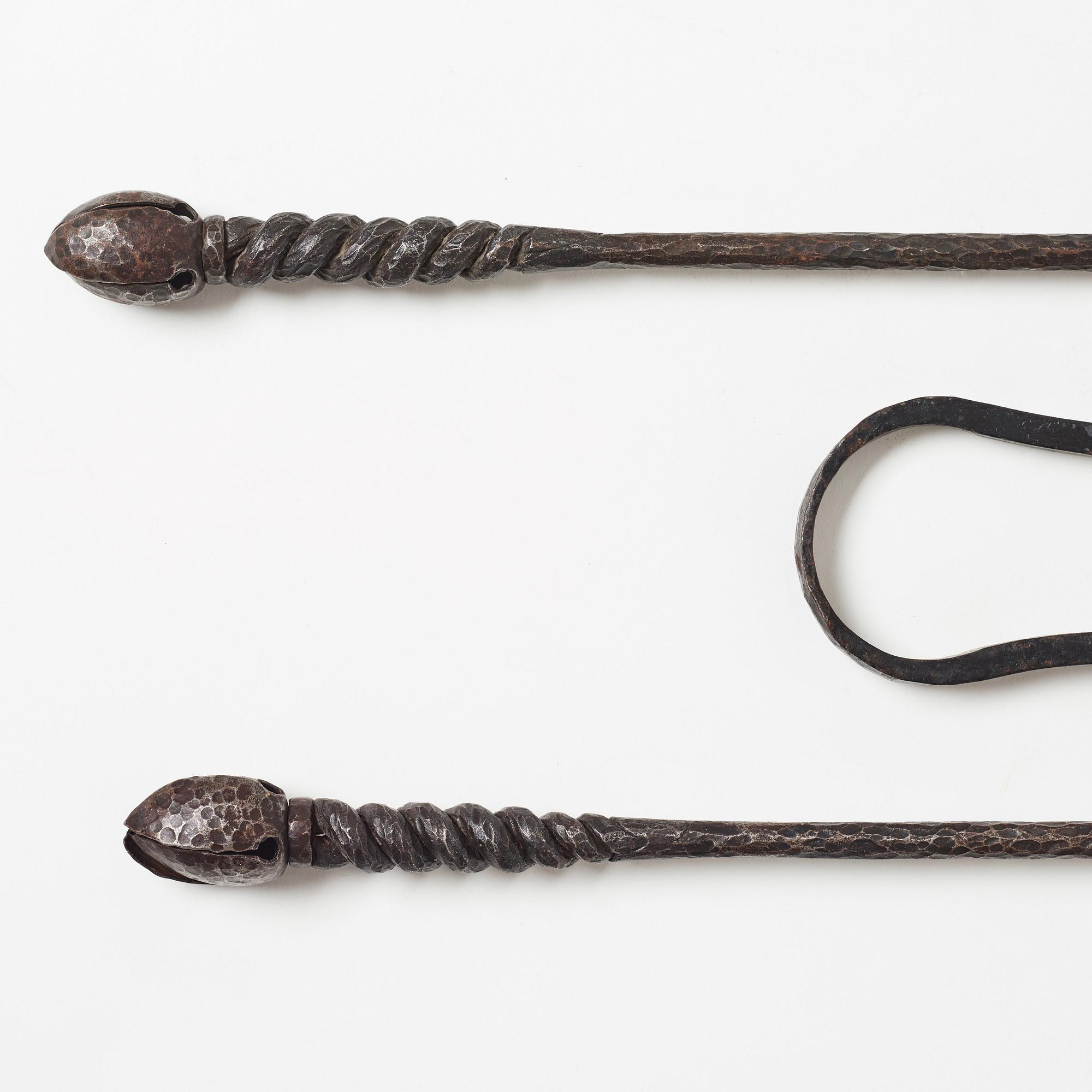 Three stove pieces, 20th century.
