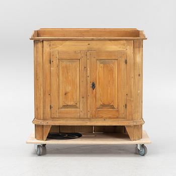 A pine sideboard. first half of the 19th Century.