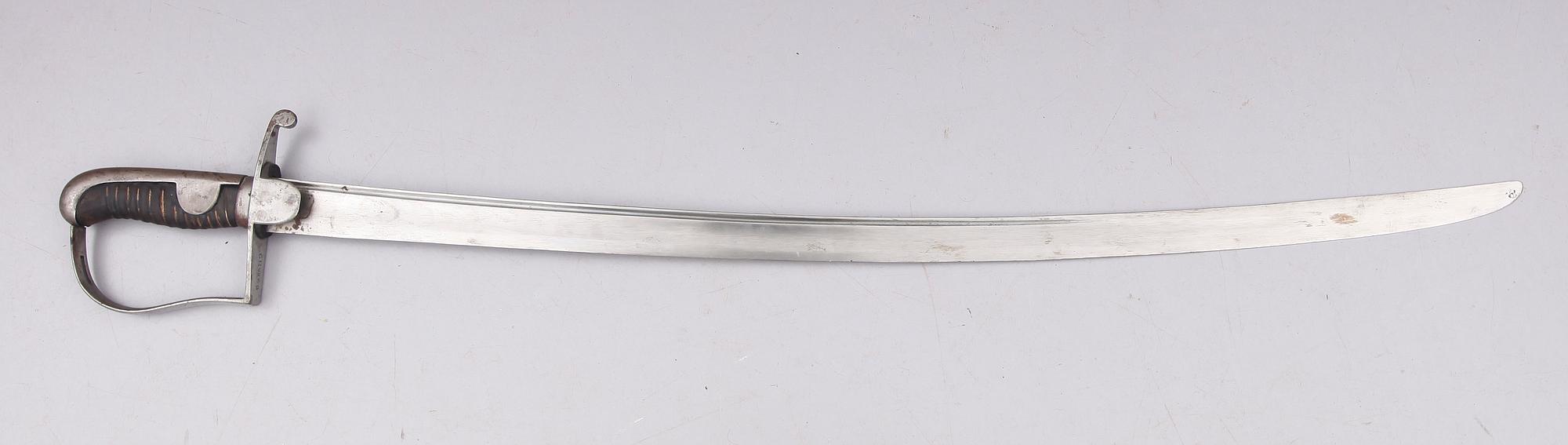 SABEL, modell 1831, för artilleriet.