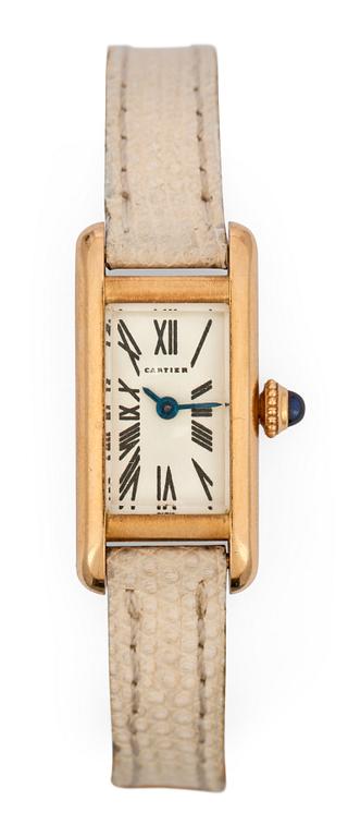 A Cartier ladie's wrist watch, c. 1980's.