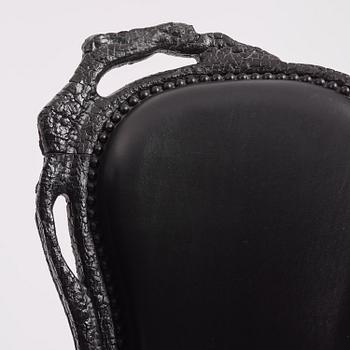 Maarten Baas, stolar, åtta stycken, "Smoke Dining Chair", Moooi, Nederländerna, efter 2002.