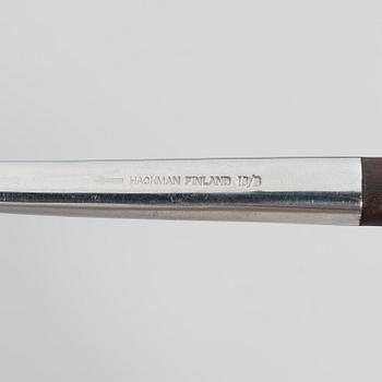 Bertel Gardberg, bestickuppsättning, 124 delar, "Lion de Luxe", Hackman / Sorsakoski, Finland. I schatull.