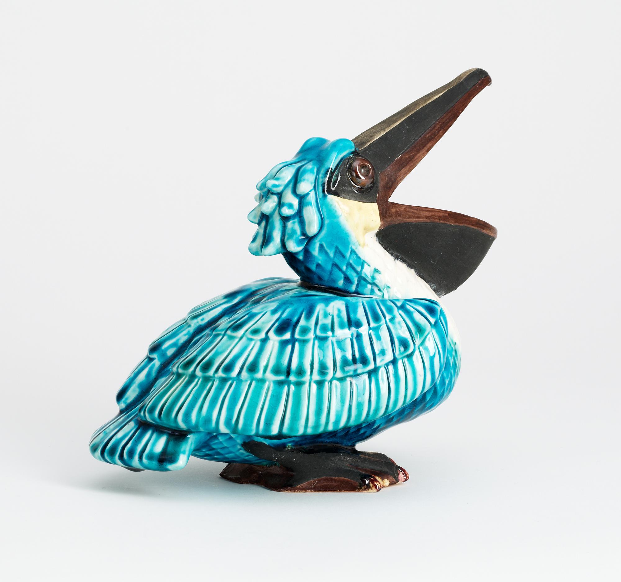 A Gunnar Nylund stoneware figure of a pelican, Rörstrand.