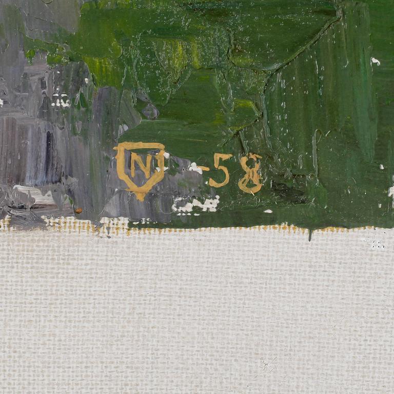 GERD NORDENSKJÖLD, olja på duk, monogramsignerad och daterad -58.
