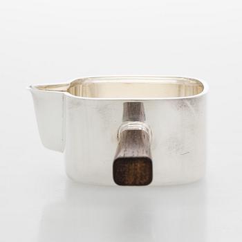 Bertel Gardberg, A silver and rosewood sauce jug, Eino Westerback, Helsinki, 1959.