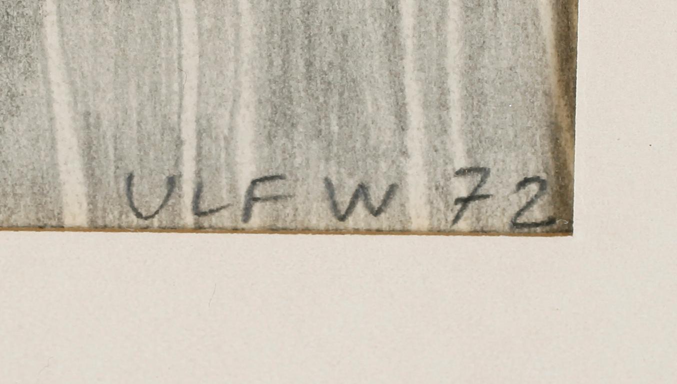 ULF WAHLBERG, blyerts, signerad och daterad 72.