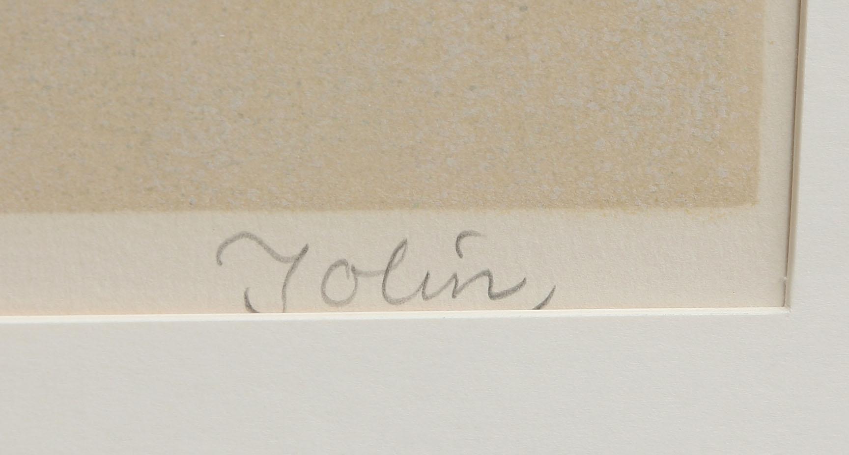 EINAR JOLIN, färglitografi, sign o numr 60/360.