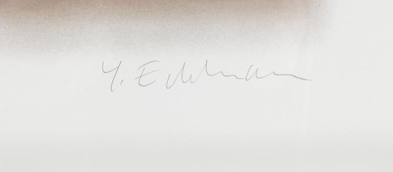 YRJÖ EDELMANN, färglitografi, signerad o numrerad 106/360.