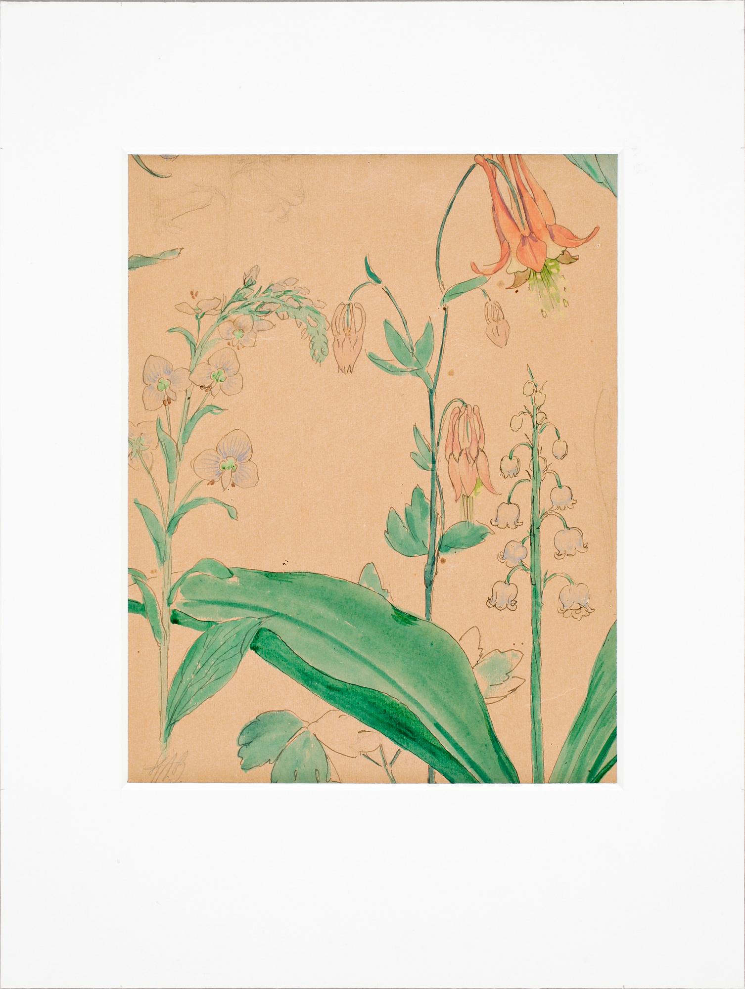 HANS ANDERSEN BRENDEKILDE, akvarell, sign.