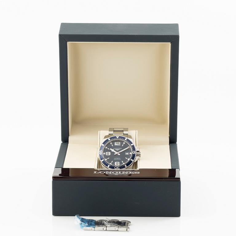 Longines, HydroConquest, wristwatch, 41 mm.