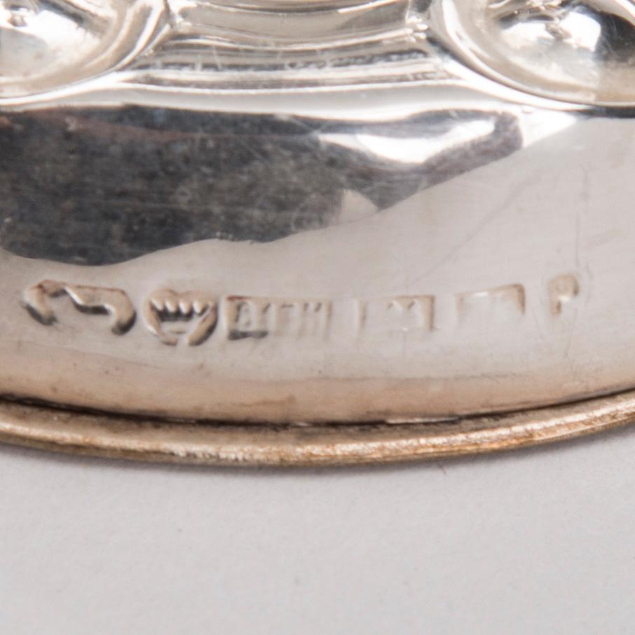LJUSSTAKAR, ETT PAR, silver, Kultakeskus Oy, Tavastehus, 1953.
