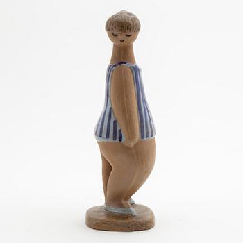 Lisa Larson, a 'Dora' stoneware figurine from the series 'ABC-flickorna', Gustavsberg.