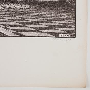 Tyra Kleen, mapp med sju litografier.