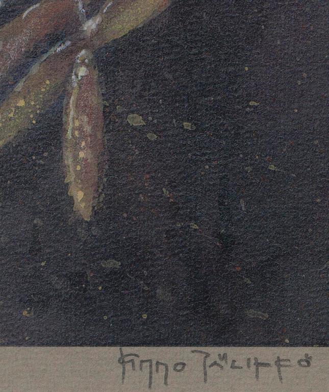 KIMMO PÄLIKKÖ, färgat hors commerce -avdrag, sign. och dat. a tergo 2001.