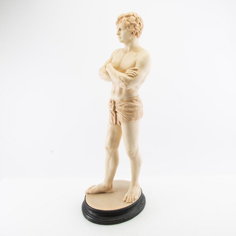 John Börjeson, after the sculpture "The Swimmer" painted plaster.