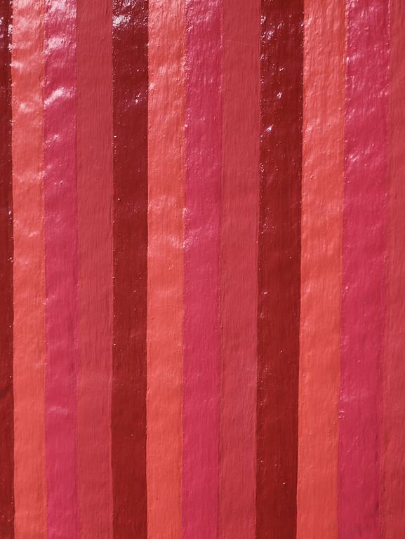 Douglas Black, acrylic, latex and fake fur on canvas, signed and dated 1991 verso.