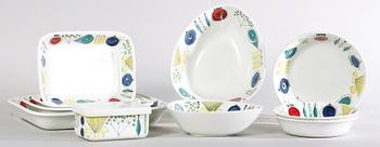 MATSERVIS, 64 delar. Porslin, "Pomona"+"Picnic", Marianne Westman, Rörstrand.